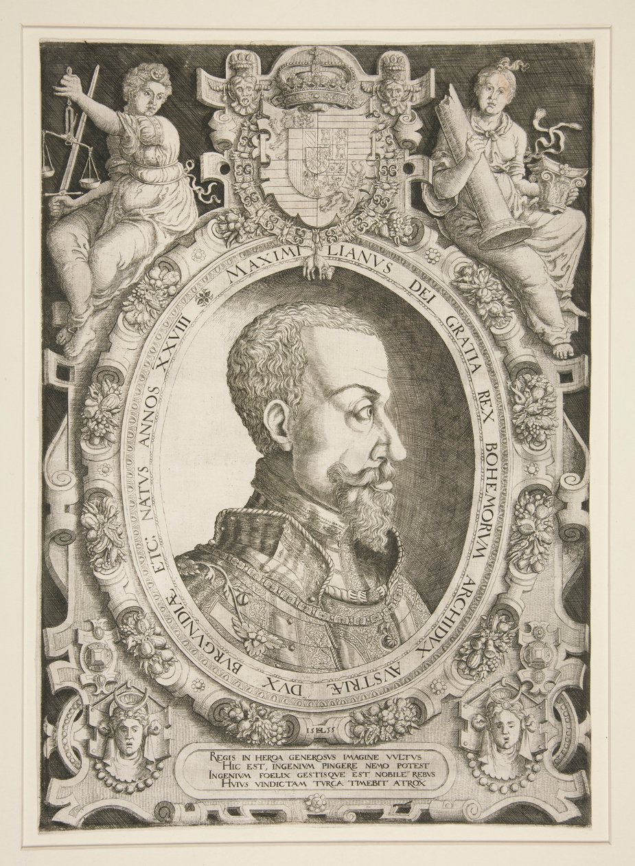 Portrét Maxmiliána II. (Habsburský) od Hanns Lautensack