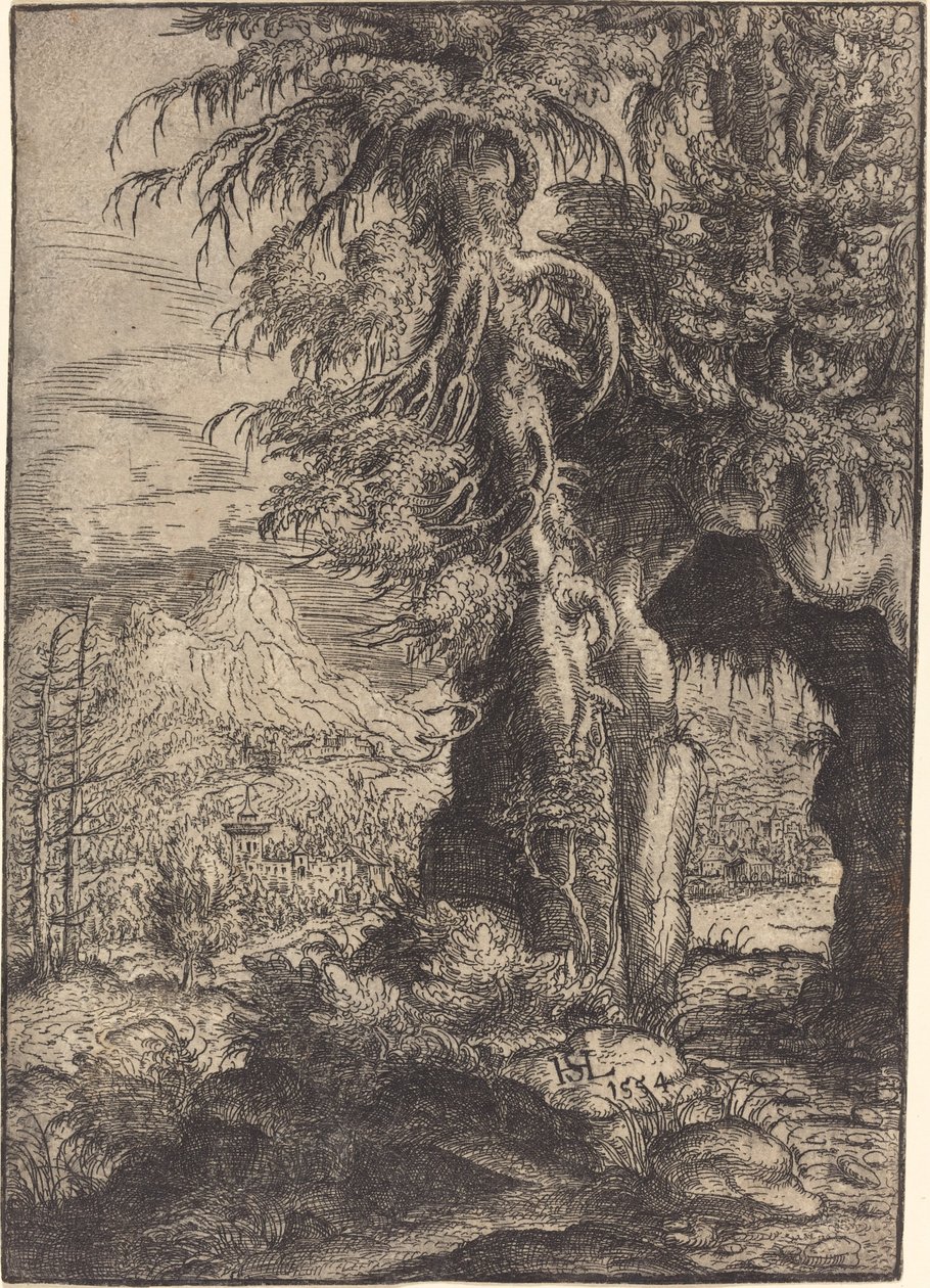 Brána ve skalách od Hanns Lautensack