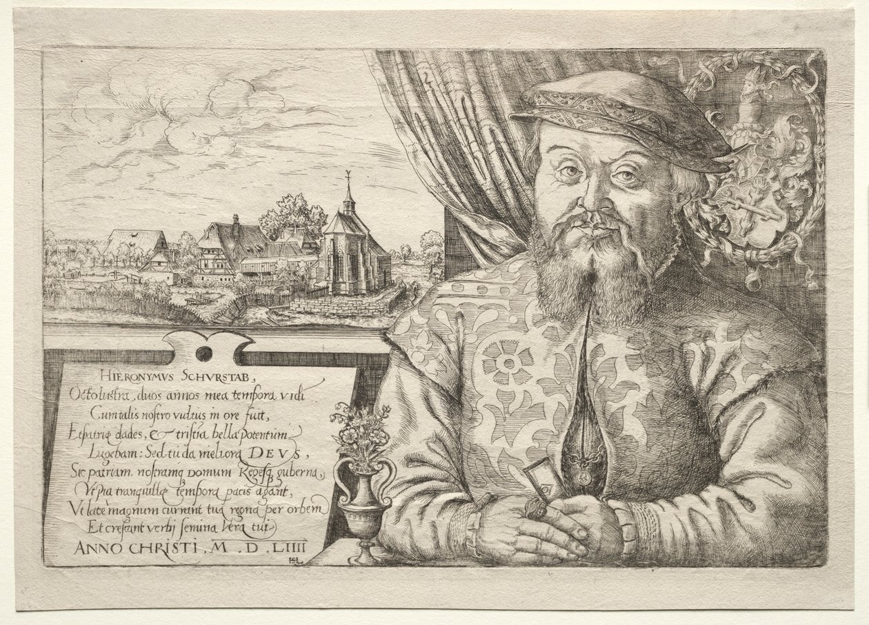Hieronymus Schurstab, starosta Norimberku, 1554. od Hanns Sebald Lautensack