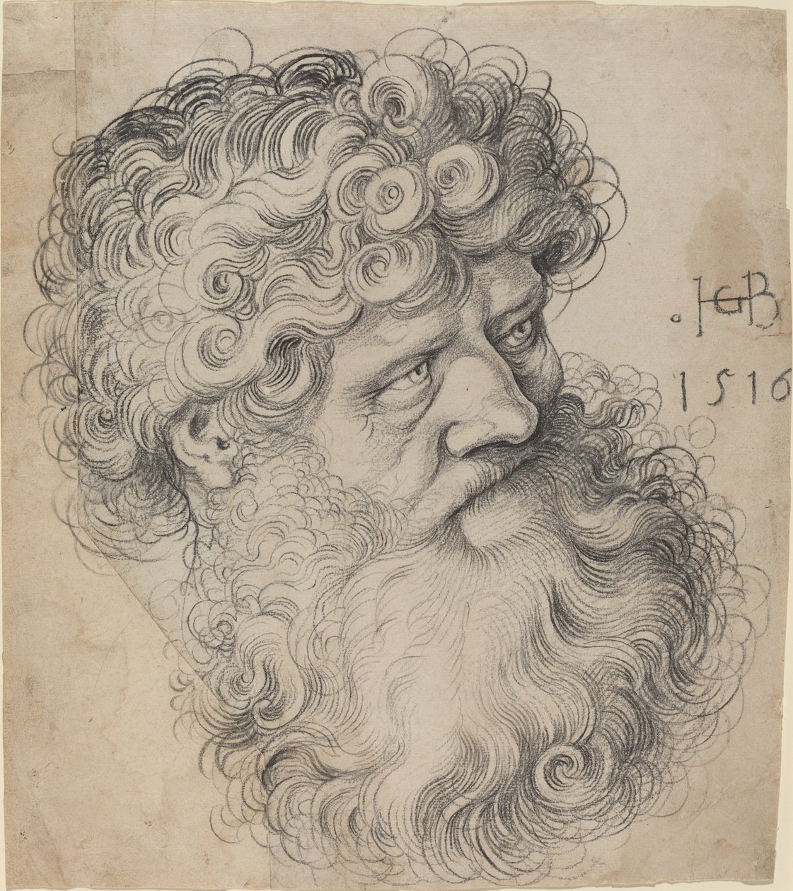 Hlava Jana Křtitele od Hans Baldung Grien
