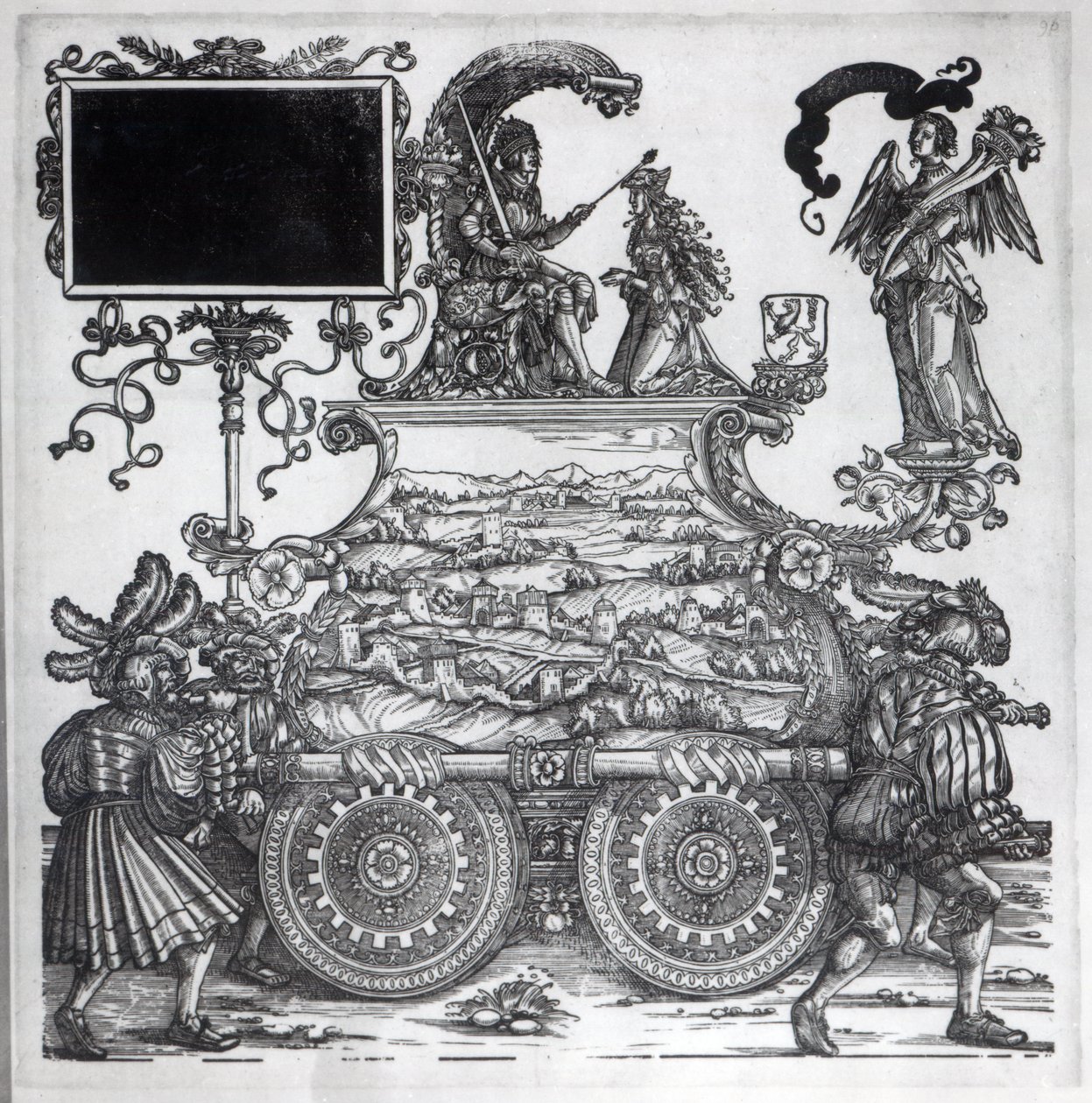 Scéna z Maxmiliánova triumfálního průvodu, kolem 1516-18 od Hans Burgkmair