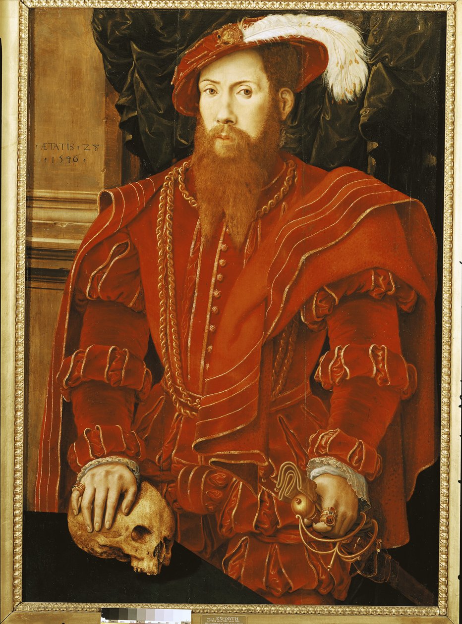 Portrét gentlemana anglického dvora, 1546 od Hans Eworth
