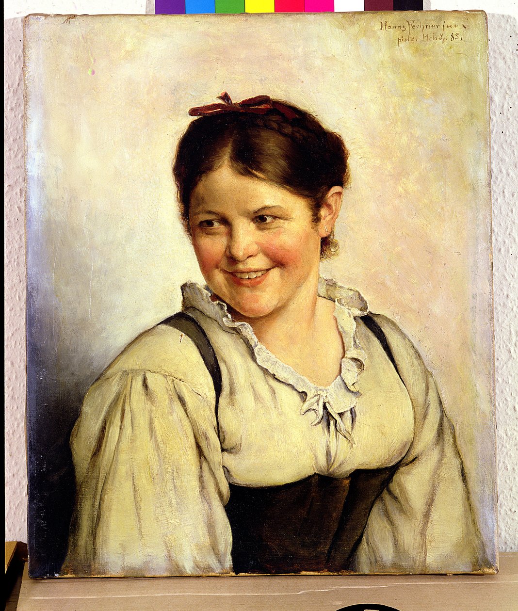 Venkovská dívka, 1885 od Hans Fechner