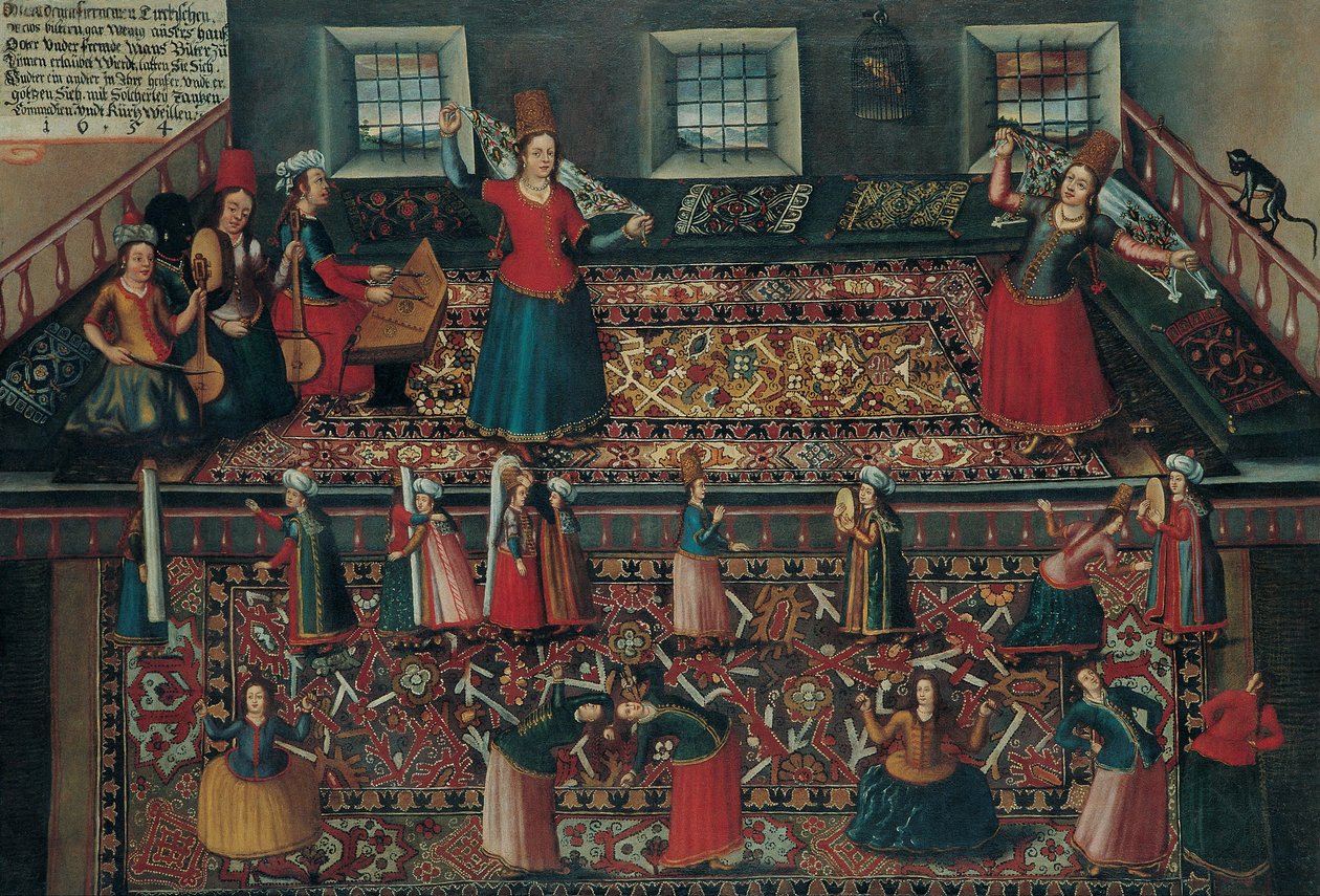 Scéna z tureckého harému od Hans Gemminger