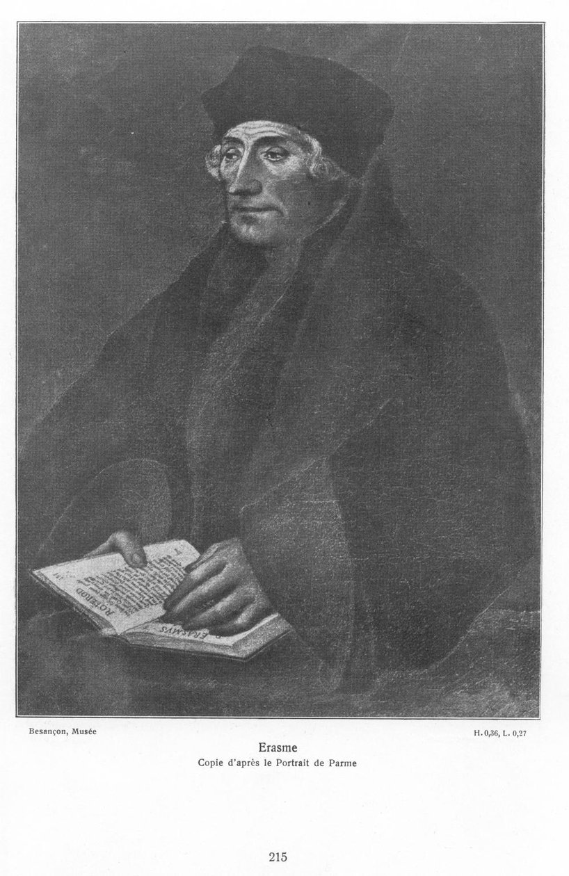Desiderius Erasmus od Hans Holbein
