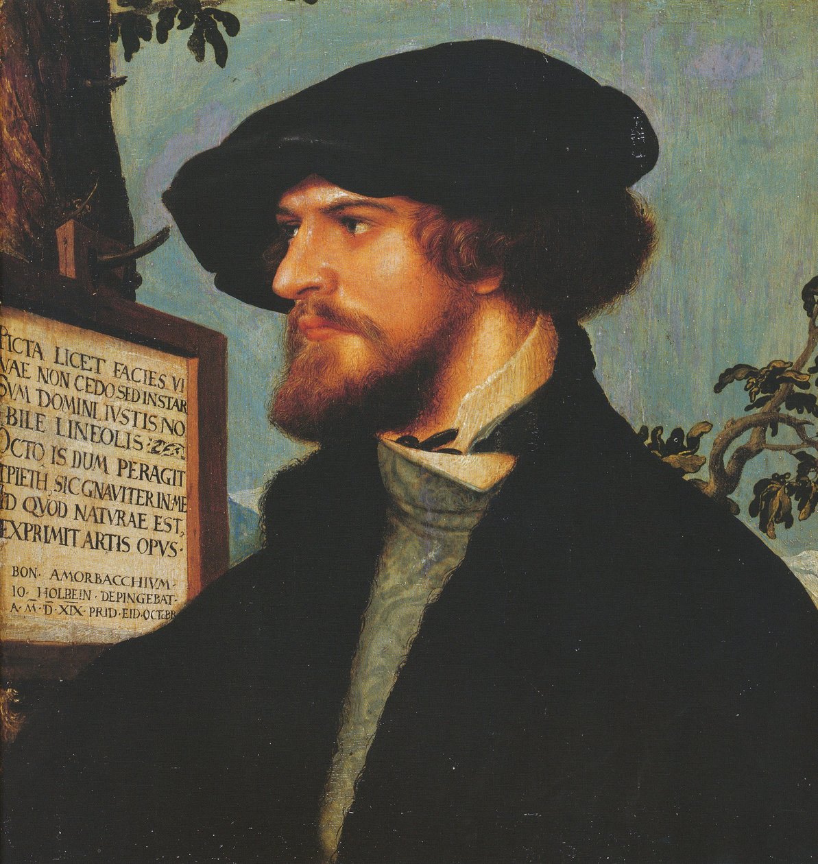 Portrét Bonifacius Amerbach od Hans Holbein