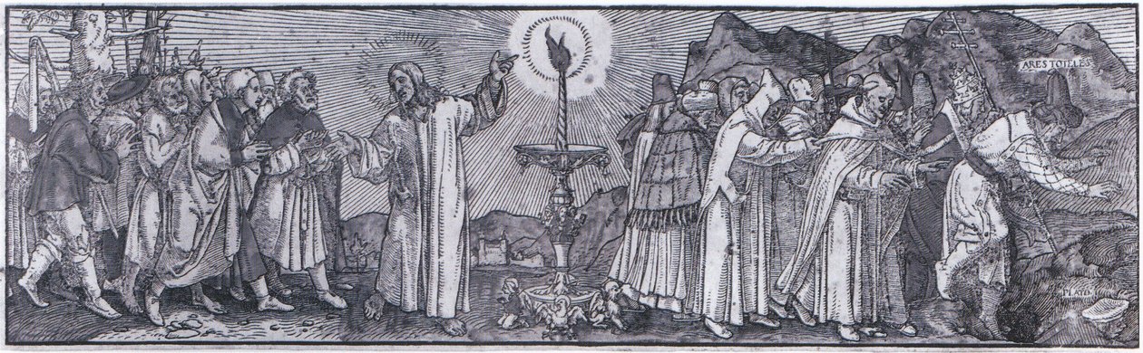 Kristus jako pravé světlo od Hans Holbein der Jüngere