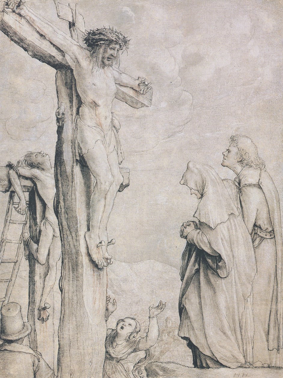Kristus na kříži od Hans Holbein der Jüngere