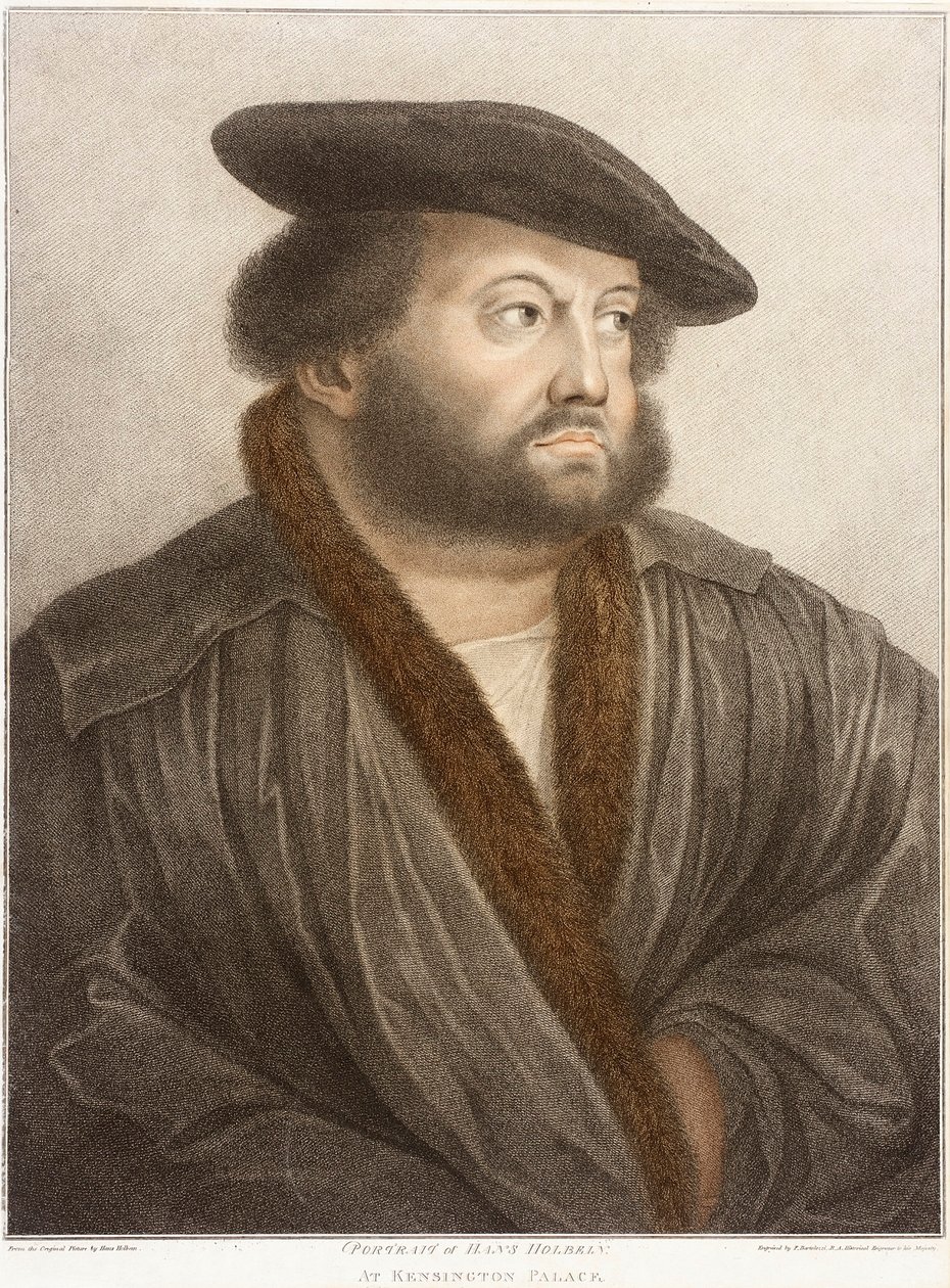 Portrét Hanse Holbeina od Hans Holbein der Jüngere