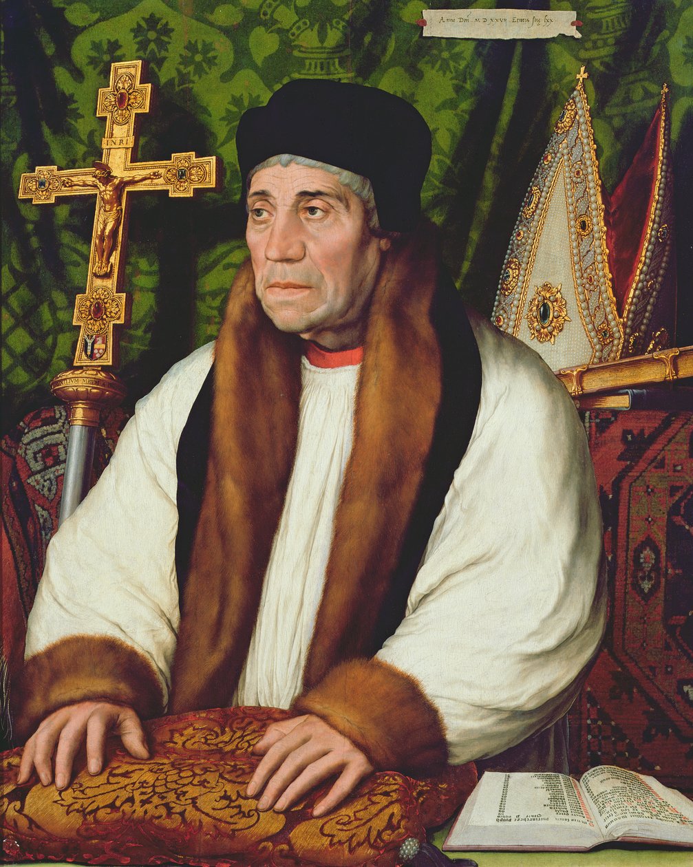 Portrét Williama Warhama (1450-1532) arcibiskup z Canterbury, 1527 od Hans Holbein der Jüngere