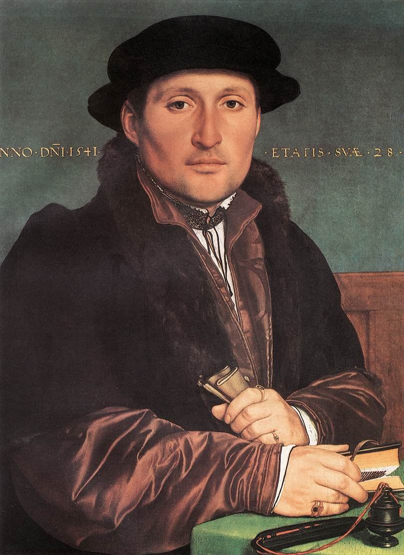 Portrét mladého muže od Hans Holbein der Jüngere