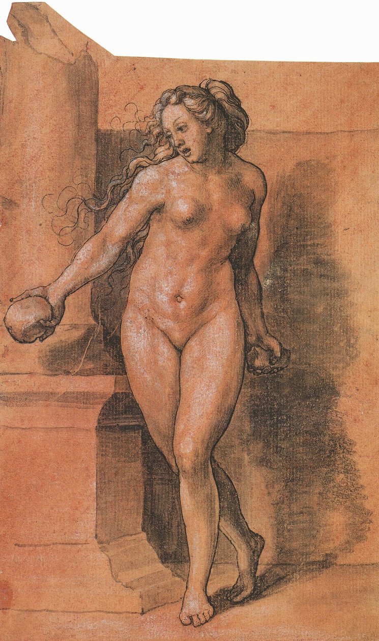 Kamenný vrhač od Hans Holbein der Jüngere