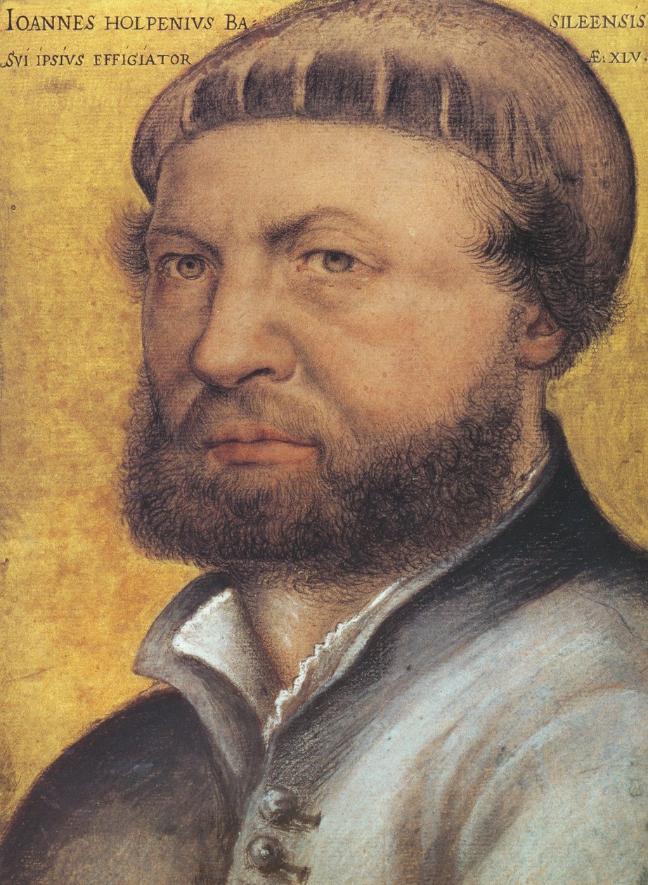 autoportrét od Hans Holbein der Jüngere