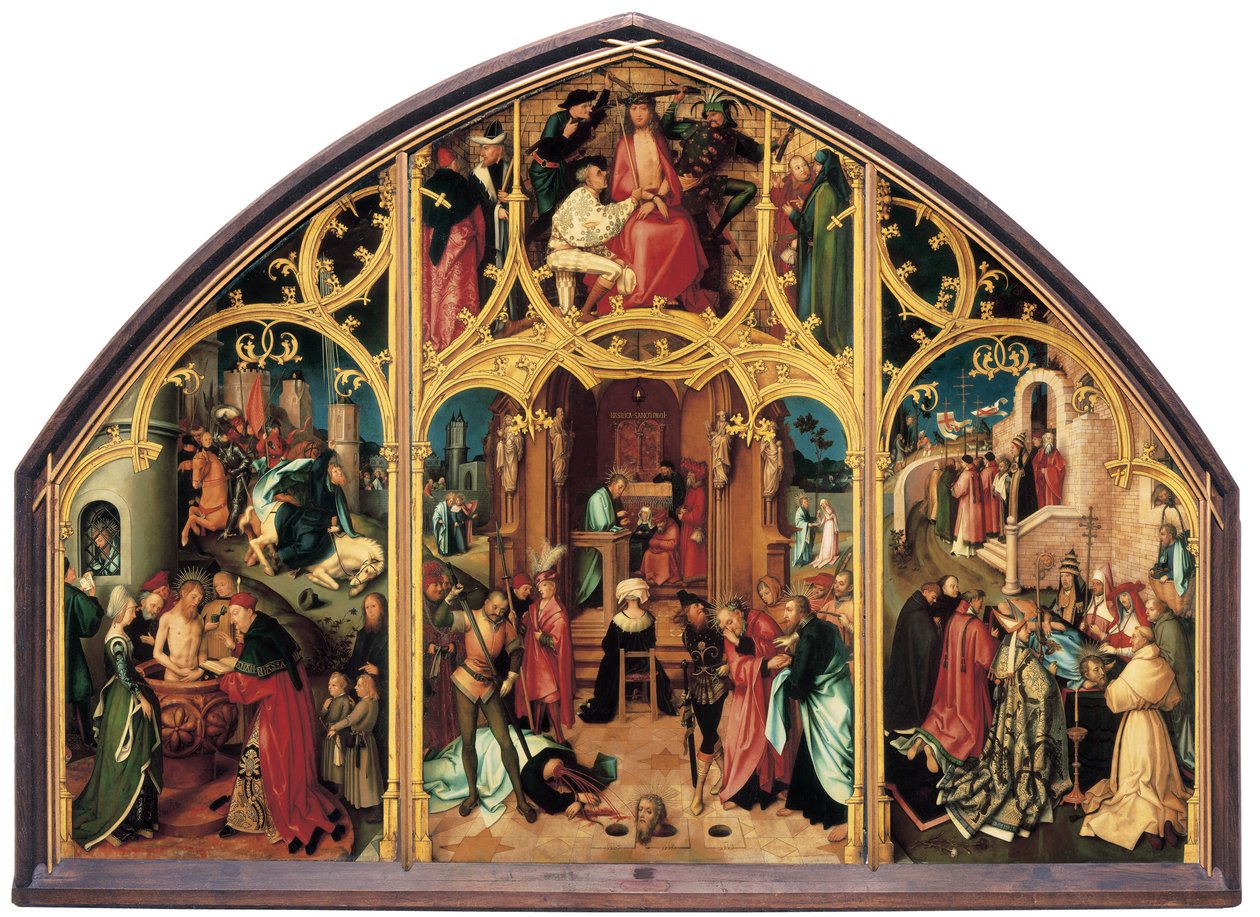 Bazilika svatého Pavla za hradbami od Hans Holbein the Elder