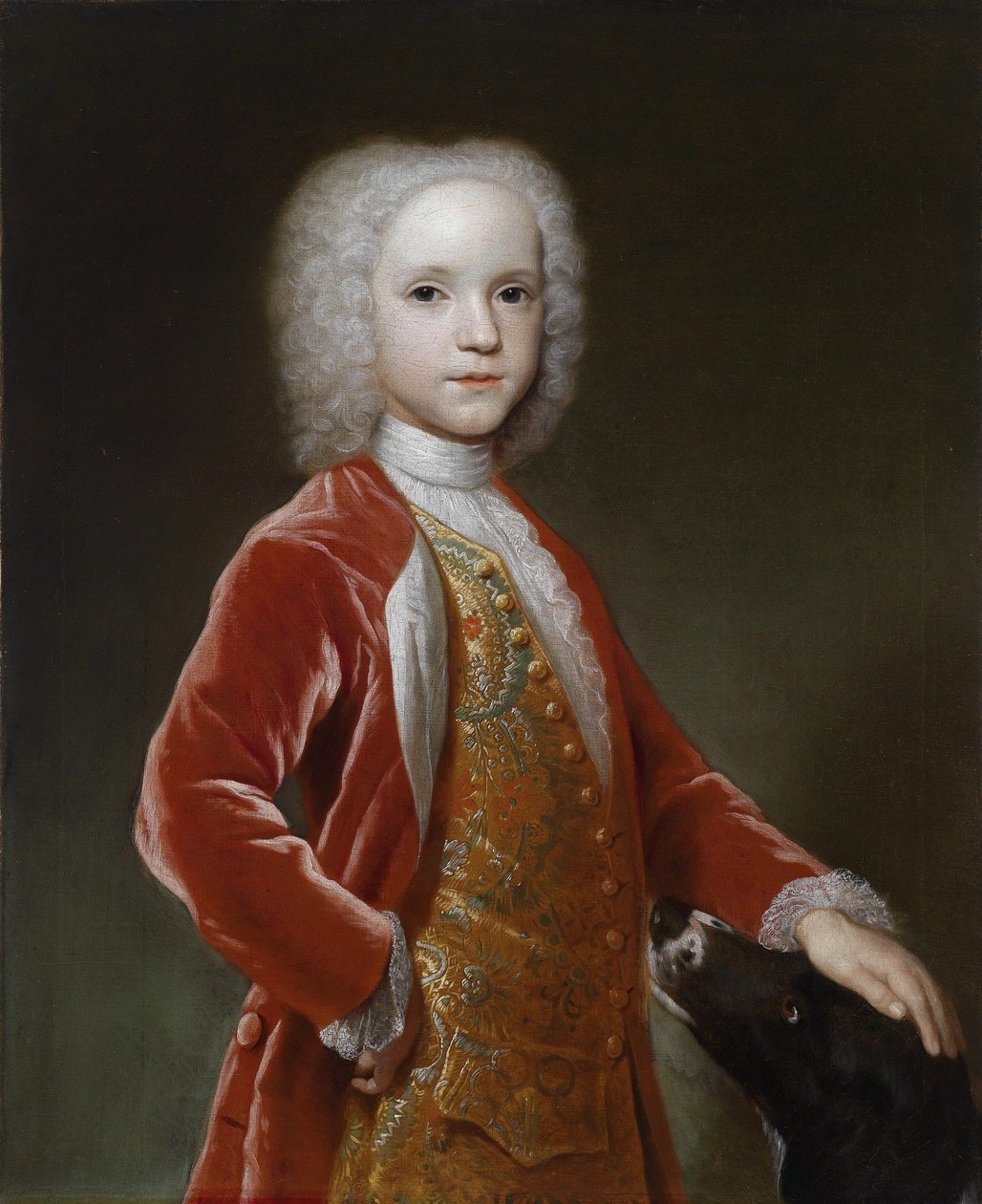 George Bubb Dodington, 1. baron Melcombe v dětství od Hans Hysing