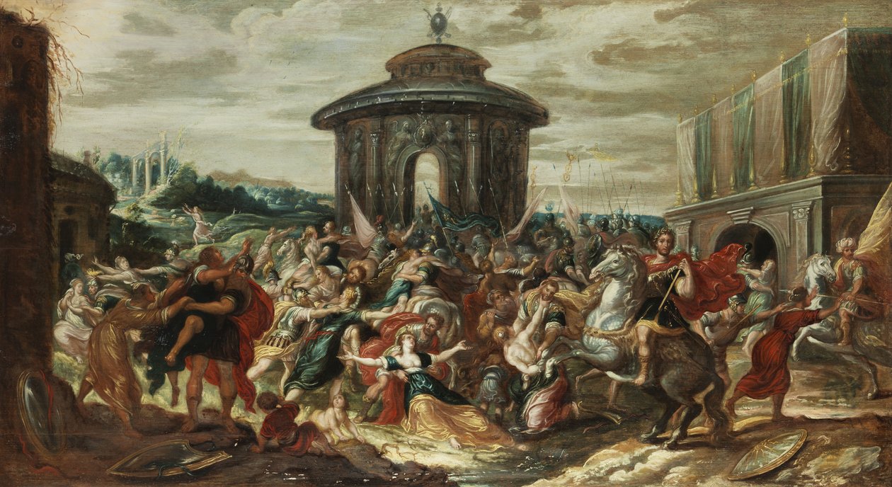 Loupež sabinských žen od Hans III Jordaens