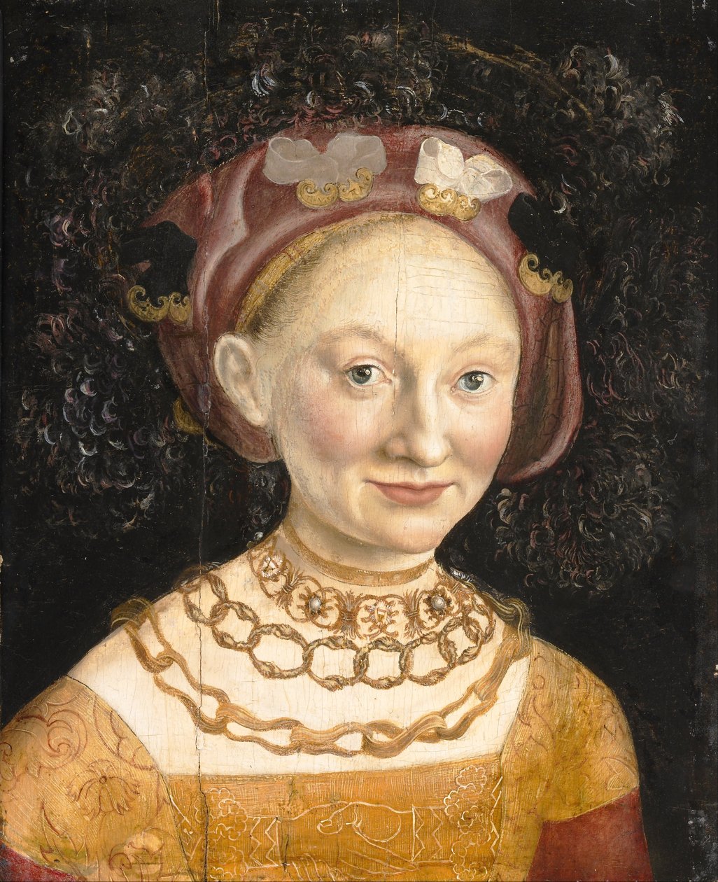 Portrét princezny Emilie Saské od Hans Krell
