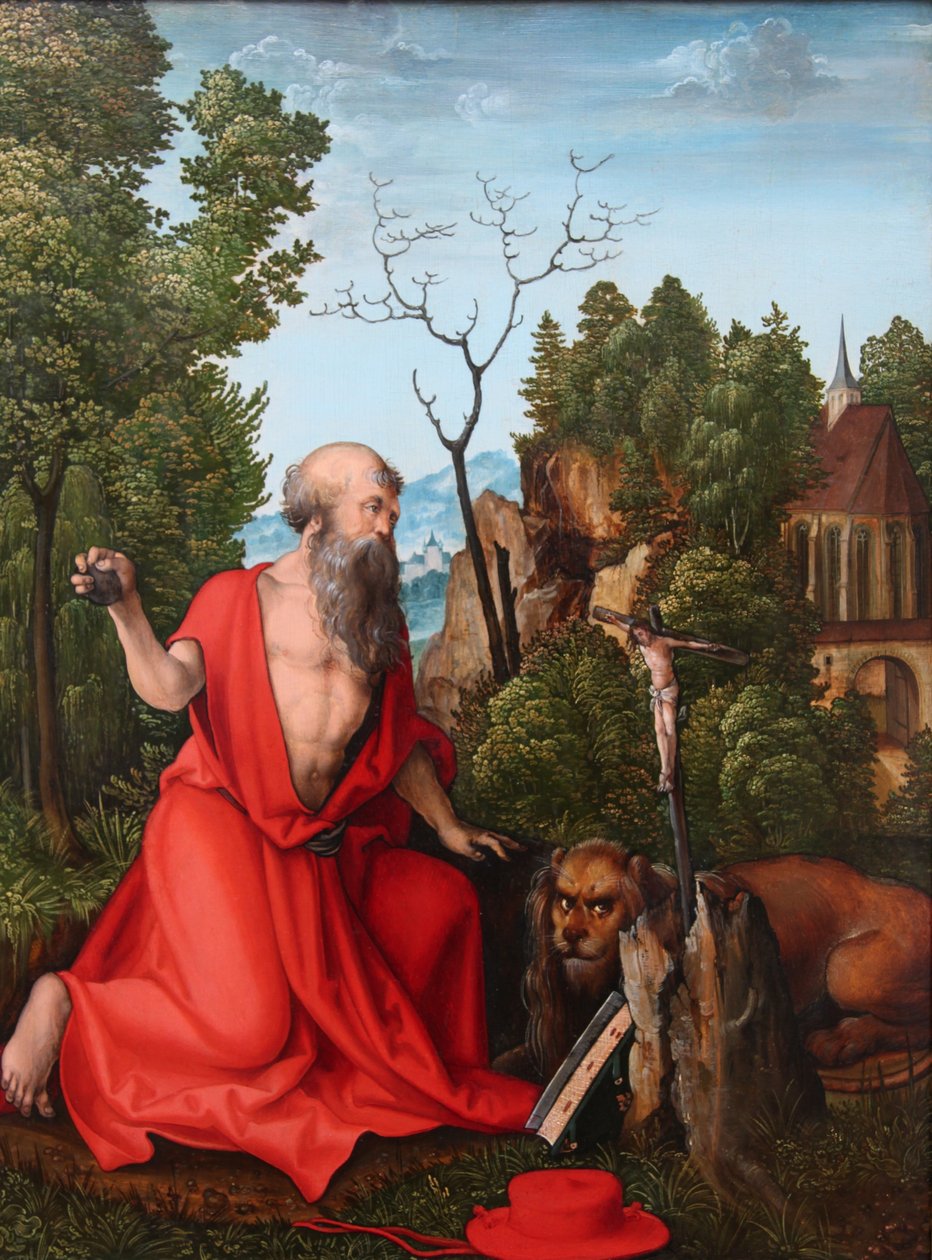 Svatý Jeroným od Hans Leonhard Schäufelein