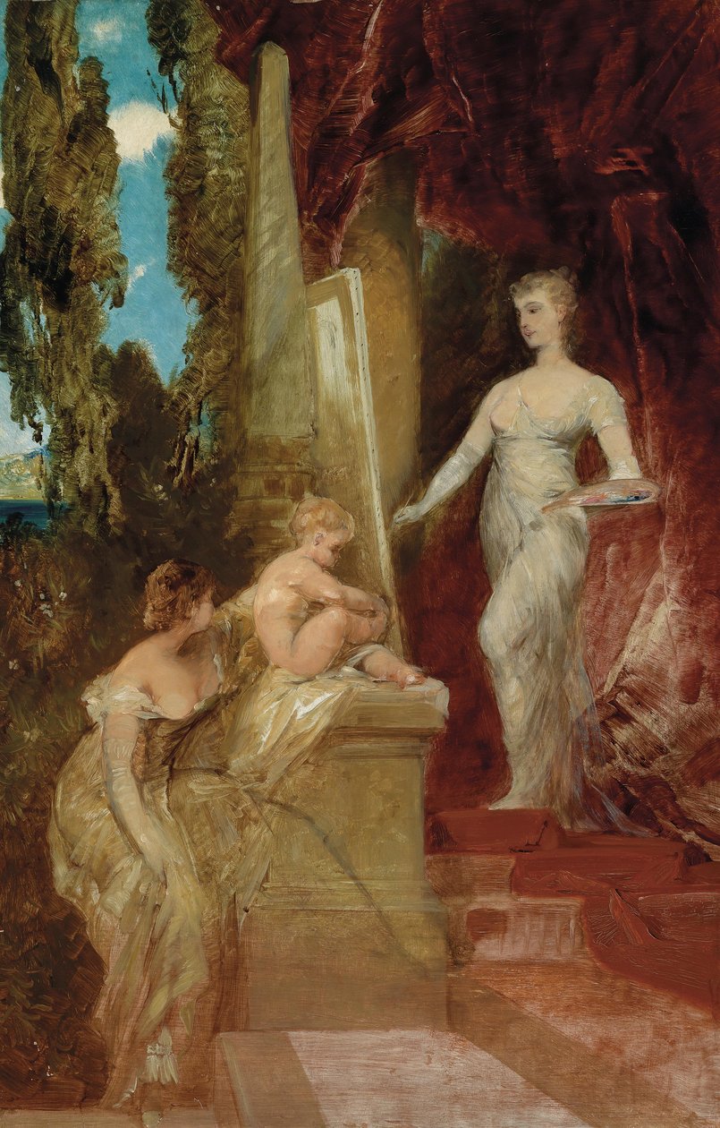 Alegorie malířství od Hans Makart