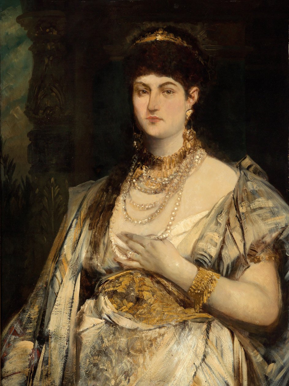 Portrét Henriette Mankiewicz od Hans Makart