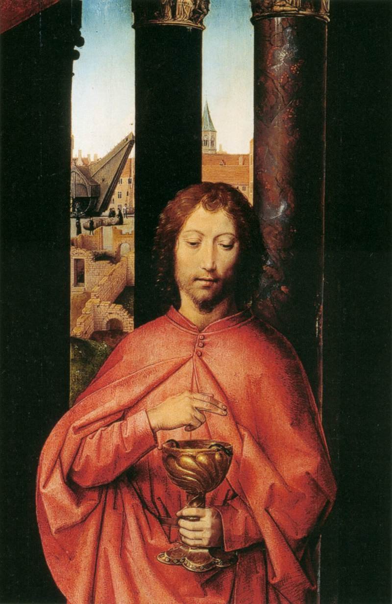 St John Altarpiece detail od Hans Memling