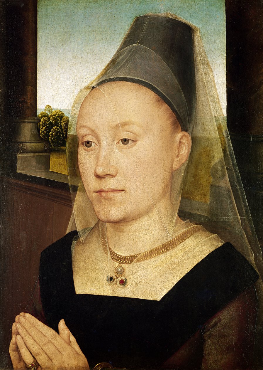 Barbara de Vlaenderberch, kolem 1472-75 od Hans Memling