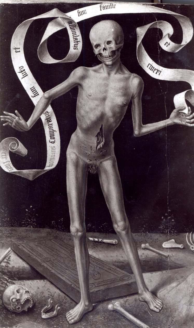 Smrt, levý panel z Triptychu pozemské marnosti a božské spásy, kolem roku 1485 od Hans Memling
