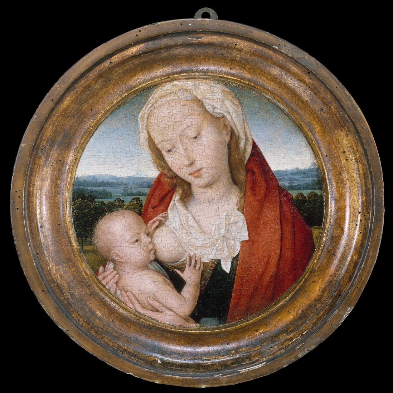 Svatá panna s dítětem od Hans Memling