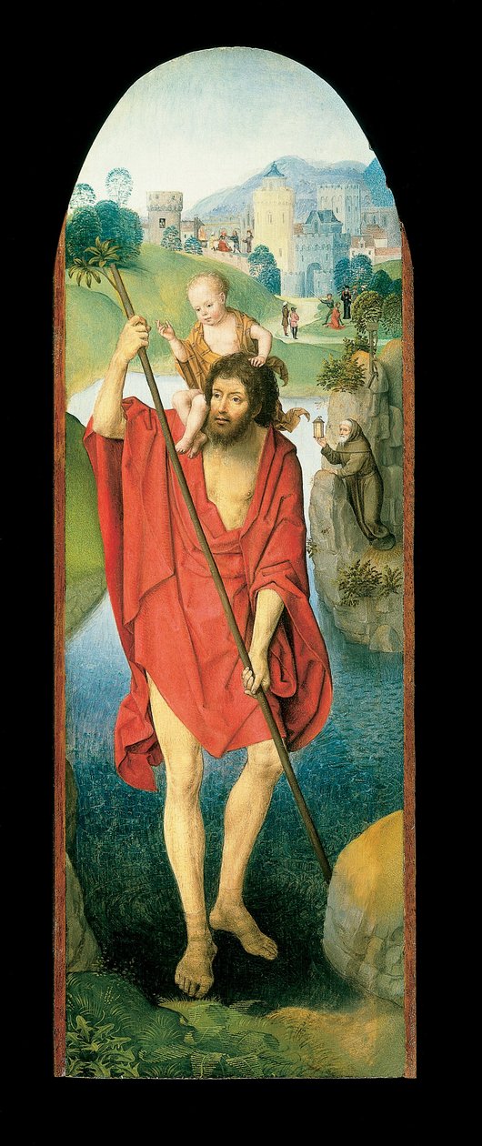 Svatý Kryštof od Hans Memling