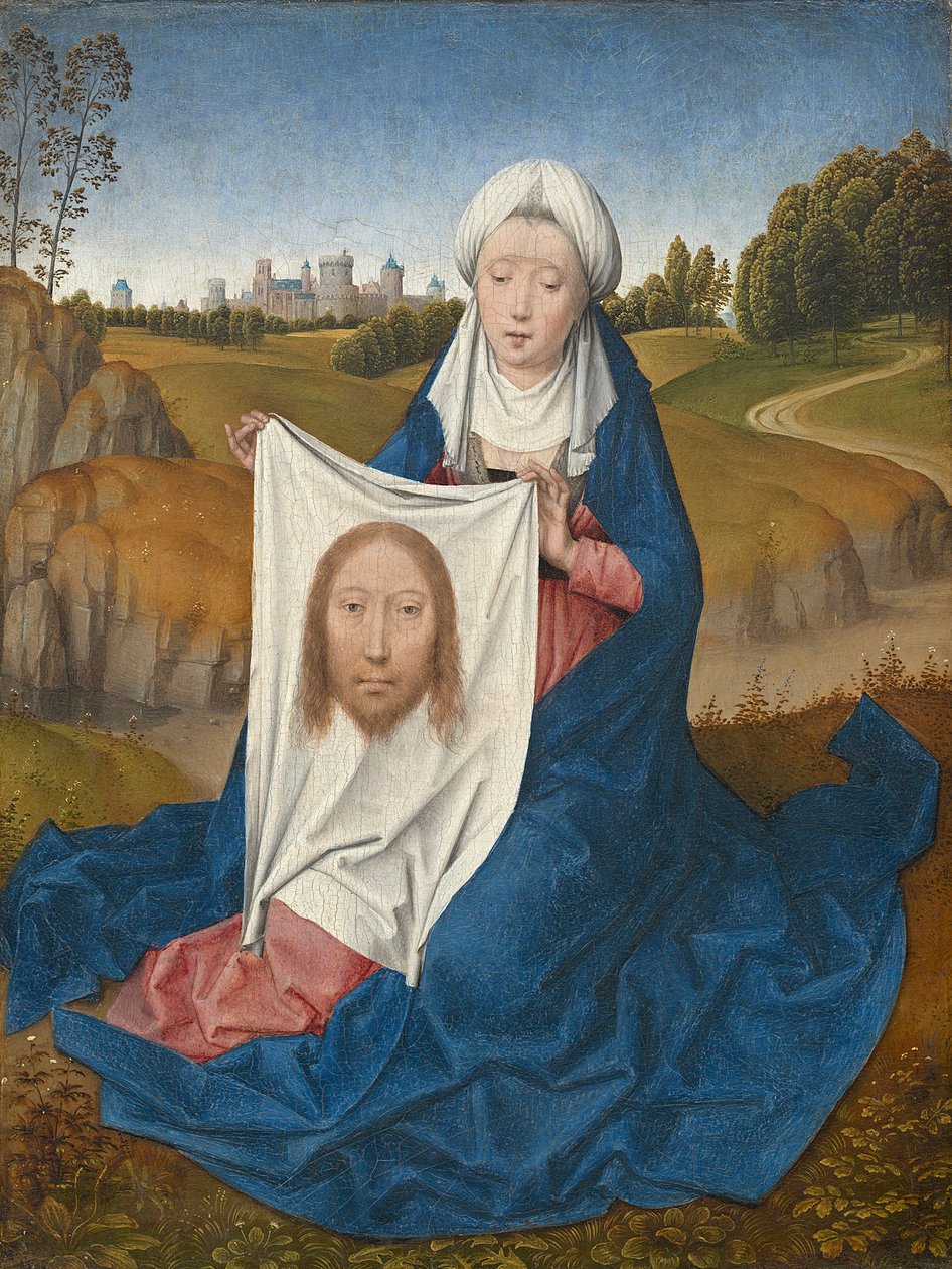 Svatá Veronika, kolem 1470-1475 od Hans Memling