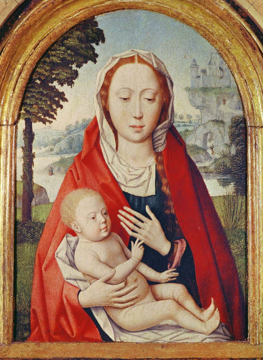 Panna a dítě od Hans Memling