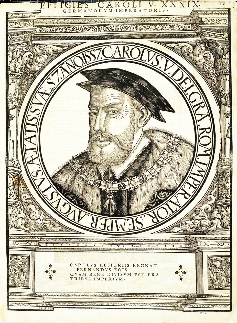 Karel V., ilustrace z 