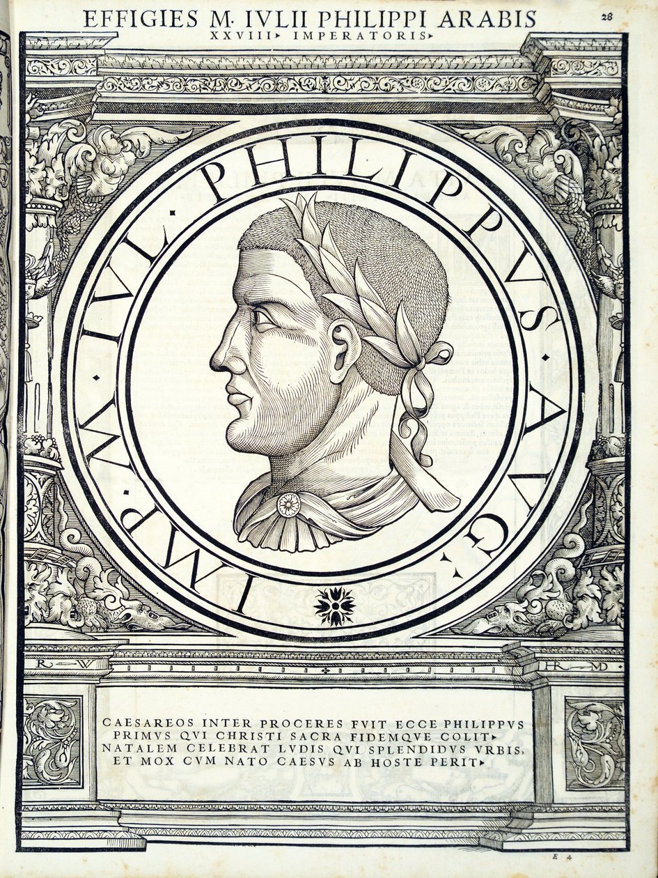 Julius Philippus, ilustrace od římských císařů celého Východu a Západu od Hans Rudolf Manuel Deutsch