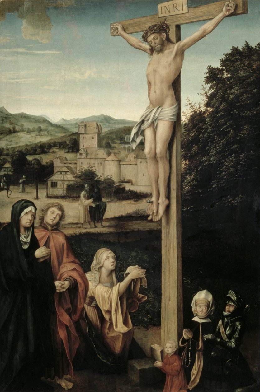 Ukřižování (panel) od Hans Suess Kulmbach