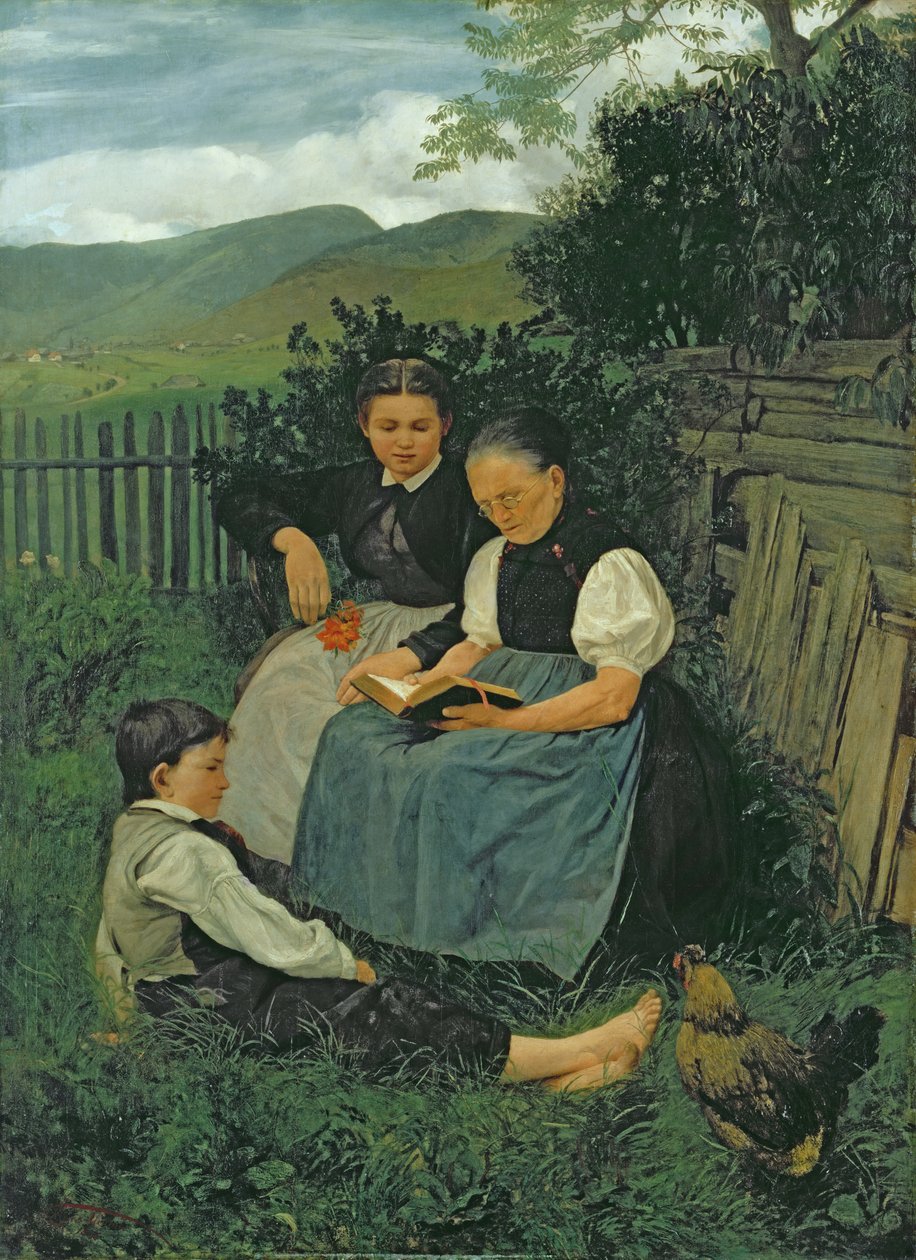 Konec dne, 1868 od Hans Thoma