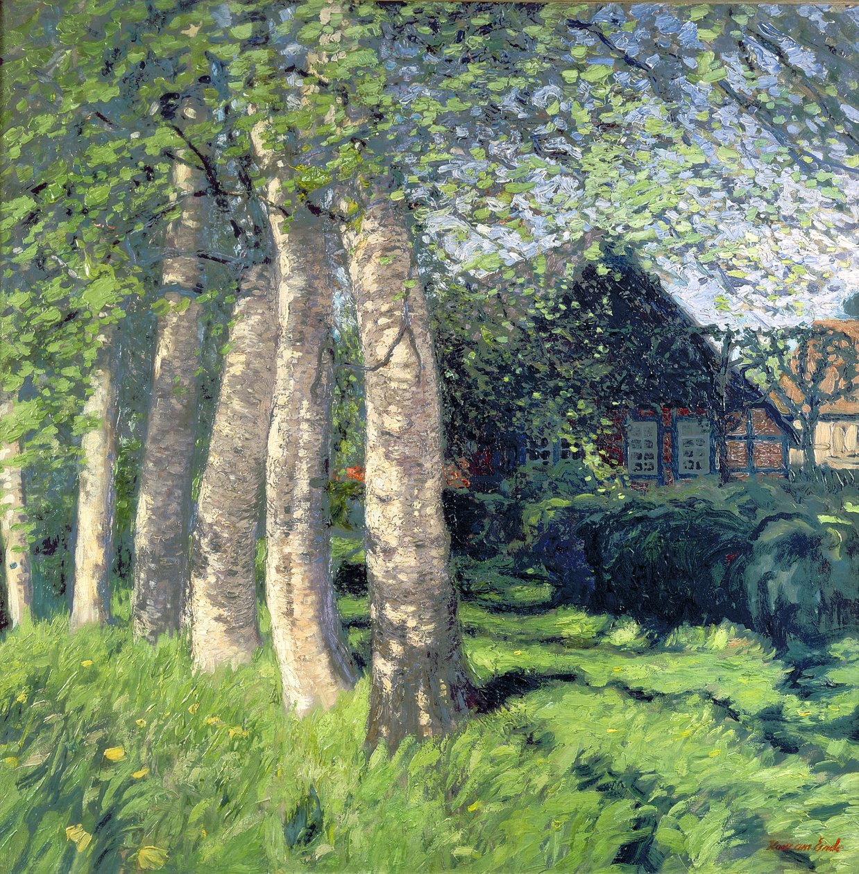 Jaro ve Worpswede od Hans am Ende