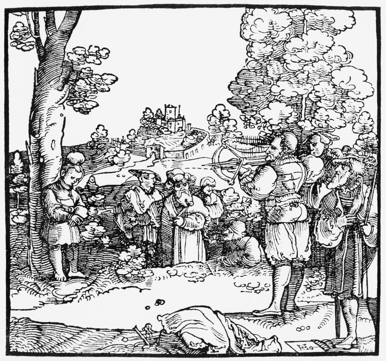 William Tell od Hans the Younger Schaufelein