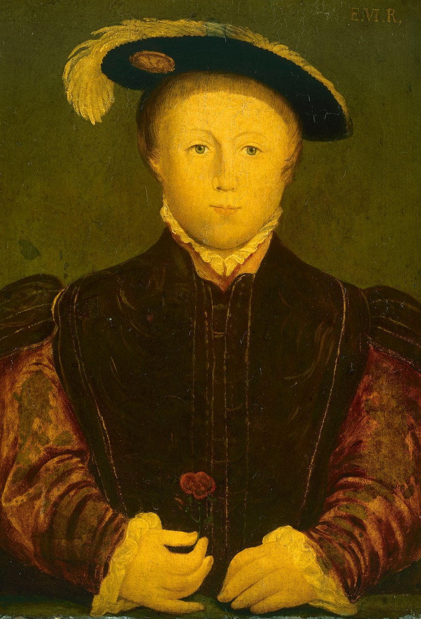 Eduard VI (olej na desce) od Hans (after) Holbein the Younger