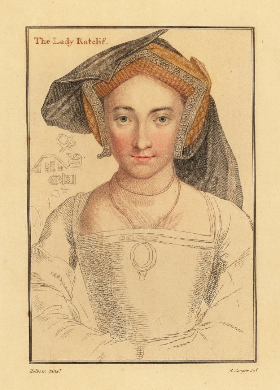 Mary Radcliffe, manželka Roberta od Hans (after) Holbein the Younger