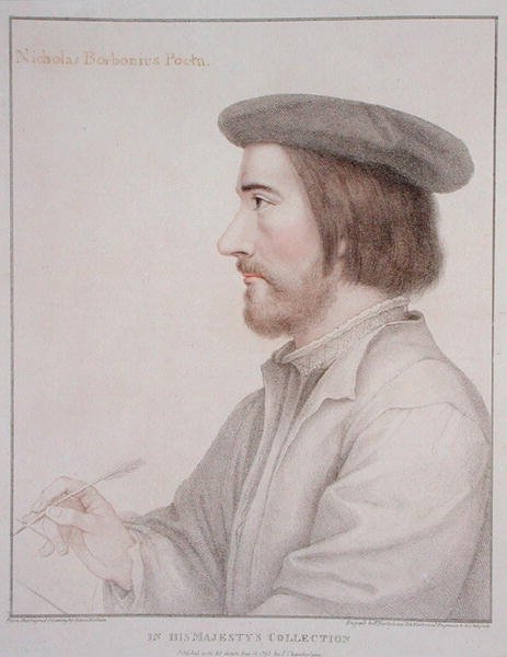 Nicholas Borbonius (1503-50) ryl Francesco Bartolozzi (1727-1815) 1793 (rytina) od Hans (after) Holbein the Younger