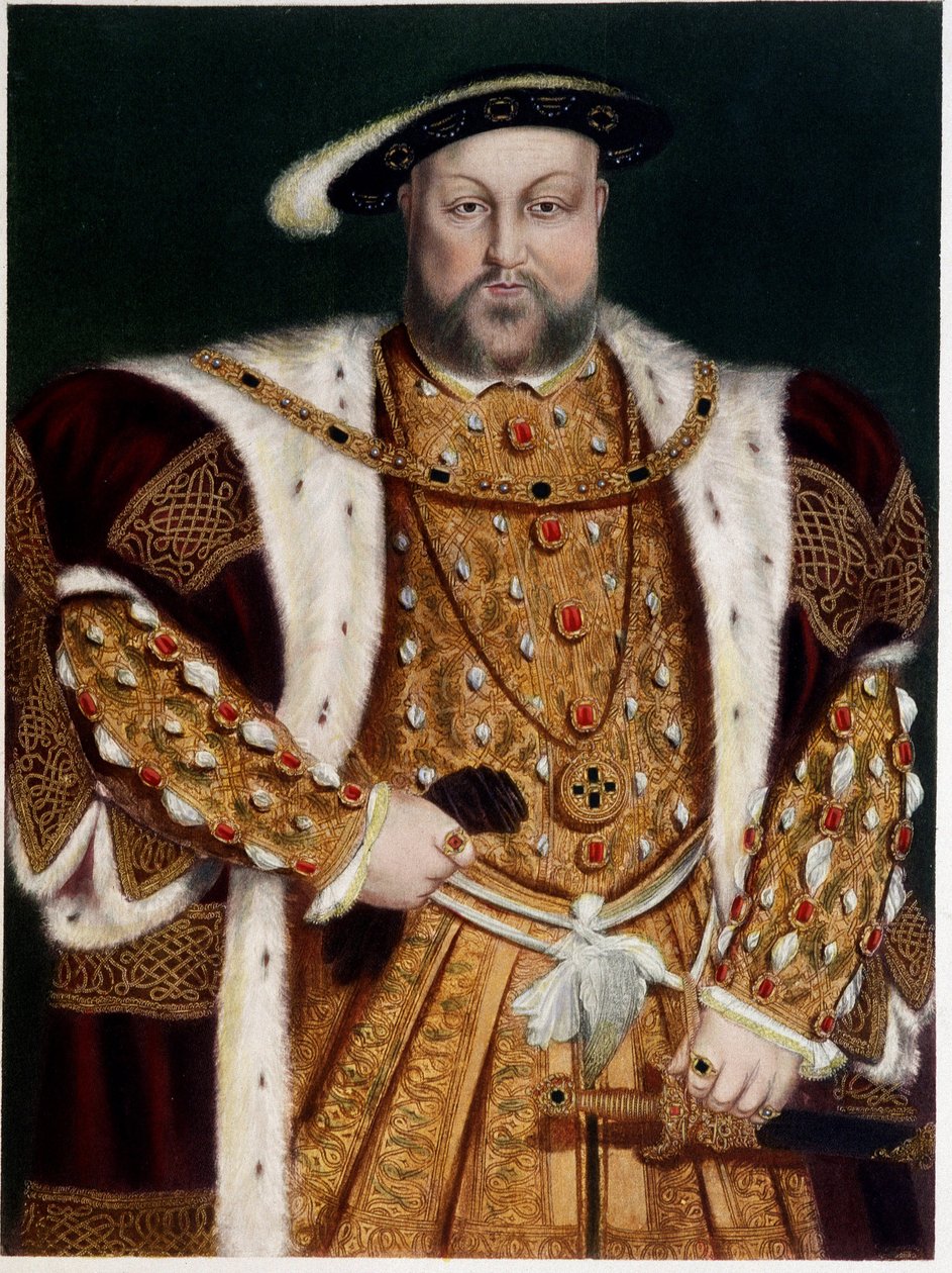 Portrét Jindřicha VIII. – od A.P. Holbeina, v. 1543. od Hans (after) Holbein the Younger