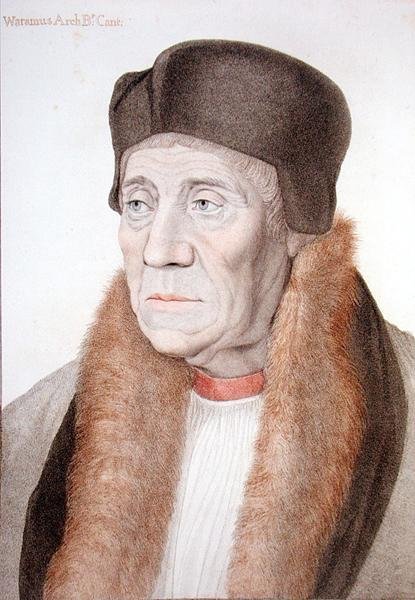 William Warham (1450-1532) rytý Francesco Bartolozzi (1727-1815) (rytina) od Hans (after) Holbein the Younger