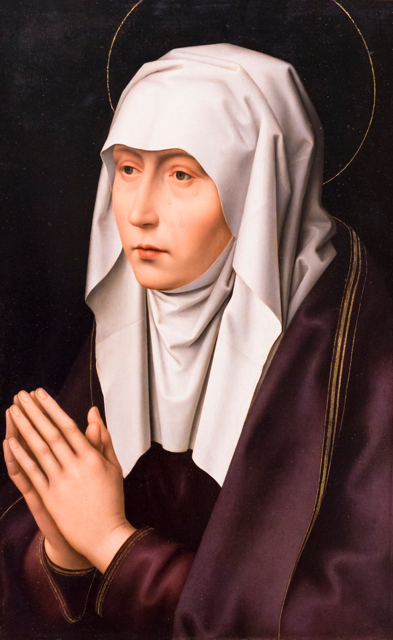 Panna Maria Bolestná od Hans (after) Memling