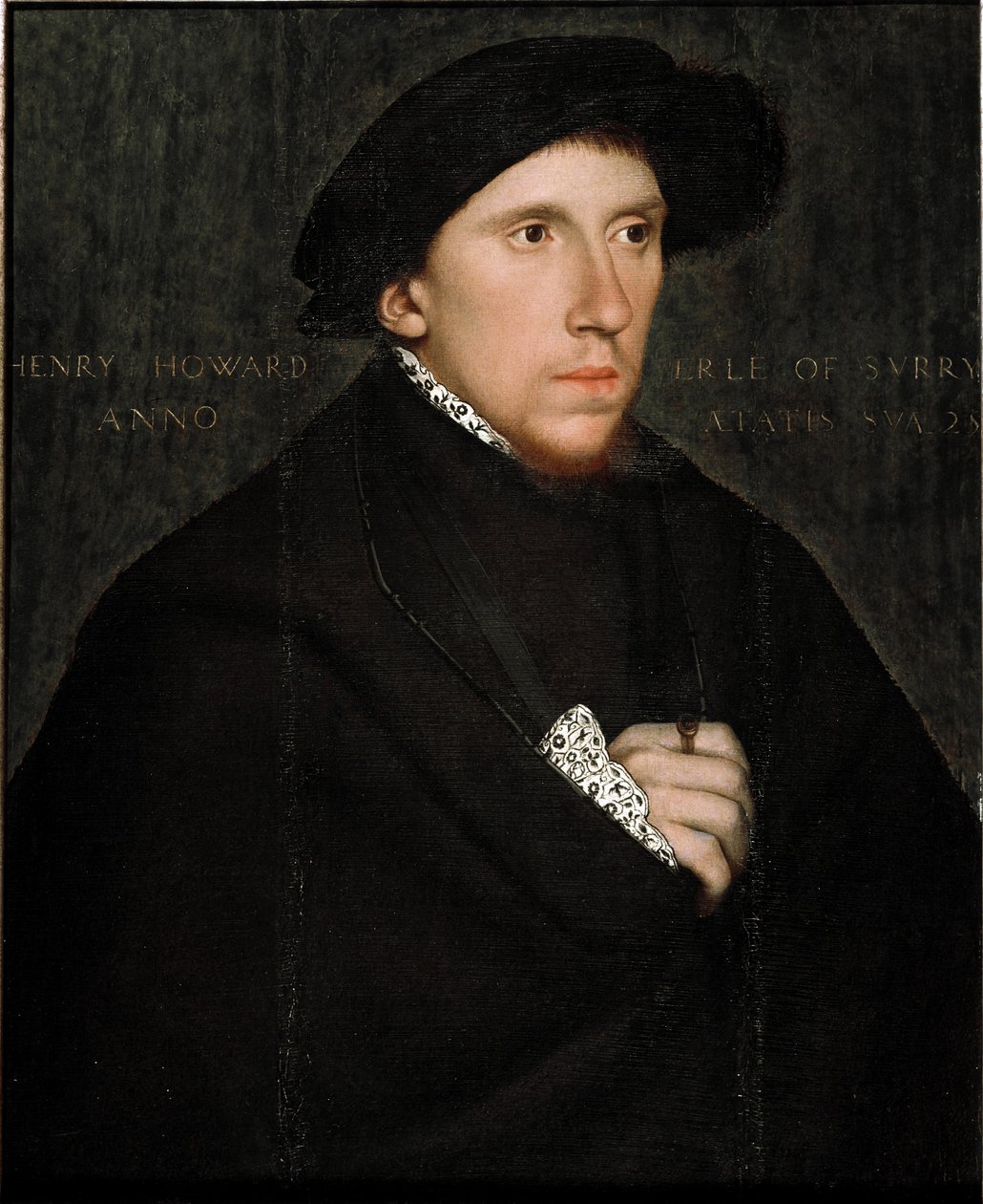 Portrét Henryho Howarda (1517-1547), anglického básníka a kurtizána. Obraz dílny Hanse Holbeina (počátek 16. století). Brazílie, Sao Paulo. Muzeum umění Sao Paulo od Hans (school of) Holbein