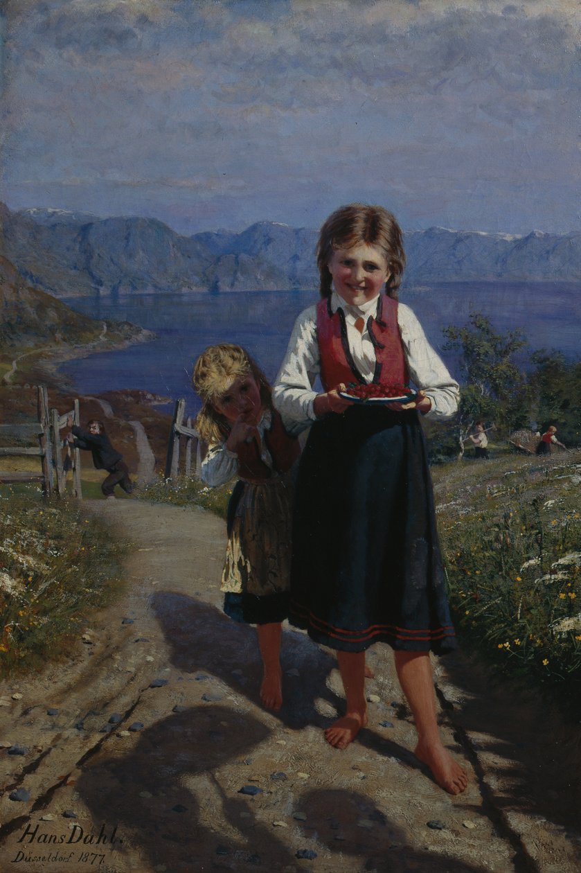 Two Sisters with Strawberries   1314525   cs       czech Successfully Translated  Original: Gaffelkabeljauw, tandbaars, gehoornde slijmvis en een zwarte vis Vissen (series title) Piscivm vivae icones (series title) Translat: Gaffelkabeljauw, tandbaars, geh od Hans Andreas Dahl
