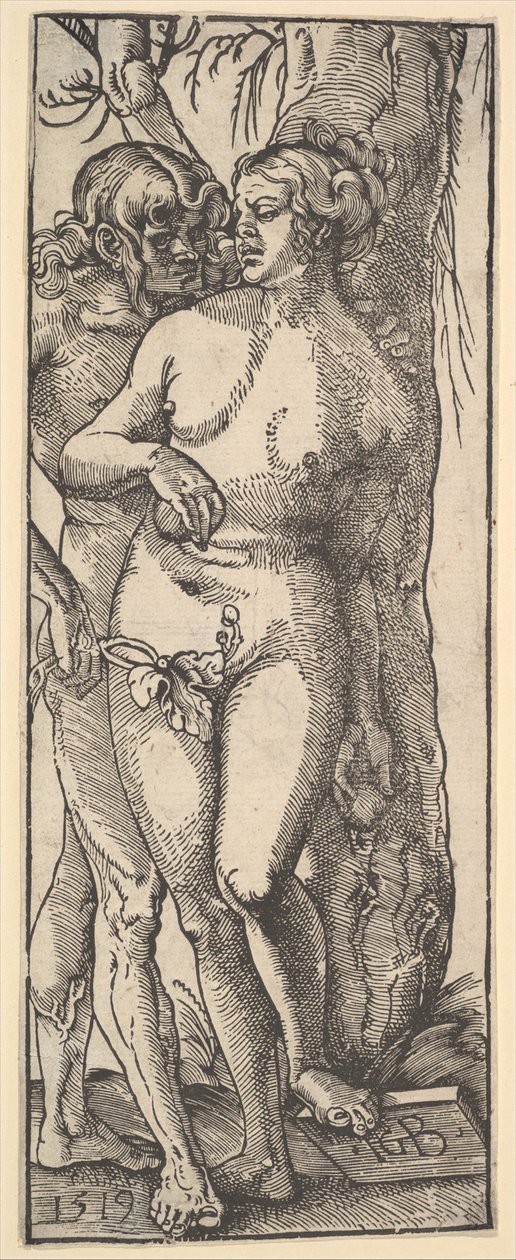 Adam a Eva, 1519. od Hans Baldung