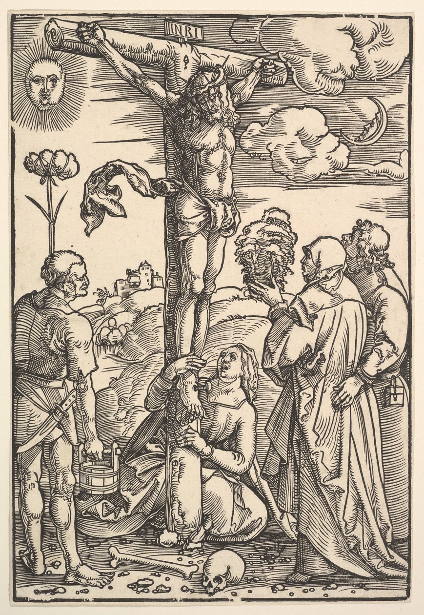 Kristus na kříži s Pannou a svatými Longinem, Marií Magdalenou a Janem, 1505. od Hans Baldung