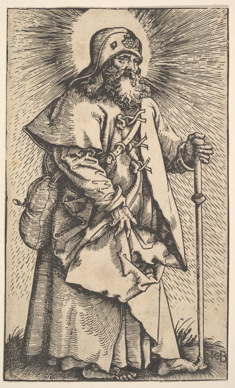 Svatý Jakub Větší od Krista a apoštolů, 1519. od Hans Baldung