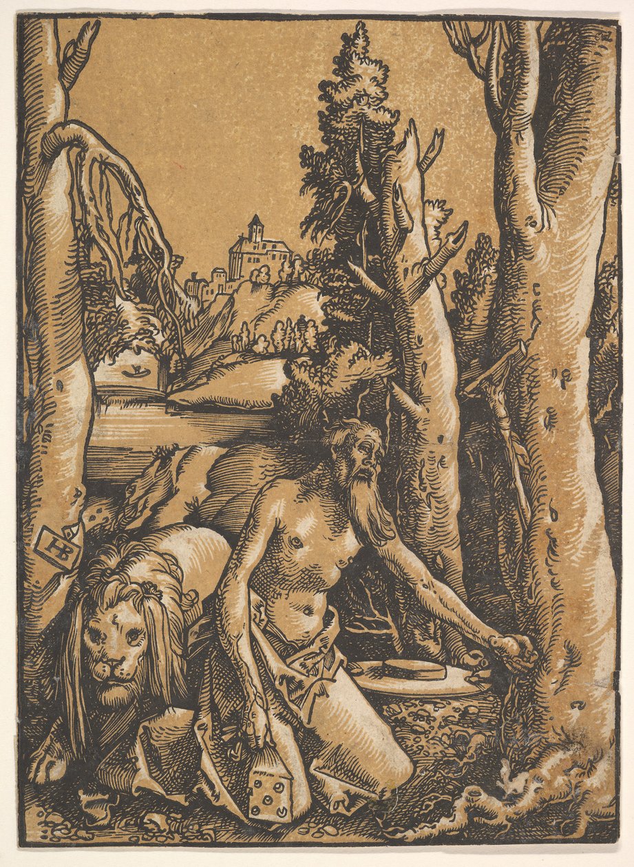 St. Jerome in the Desert, ca. 1511. od Hans Baldung