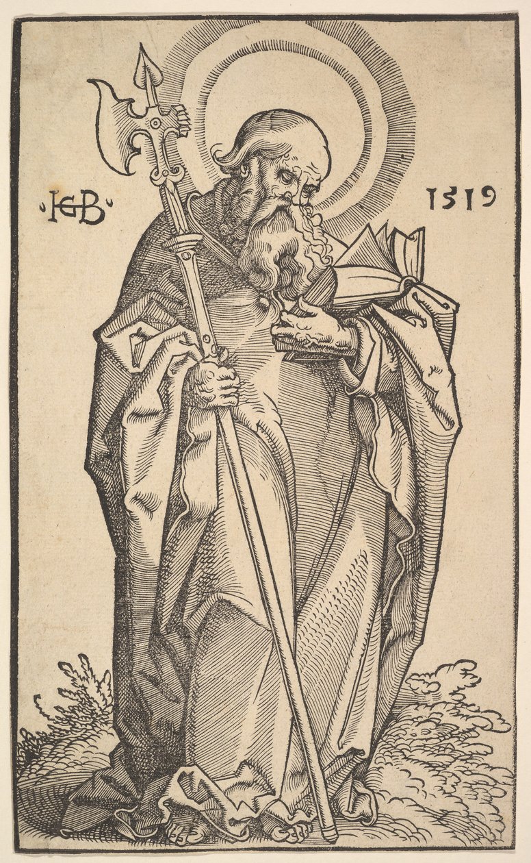 Svatý Matouš od Krista a apoštolů, 1519. od Hans Baldung